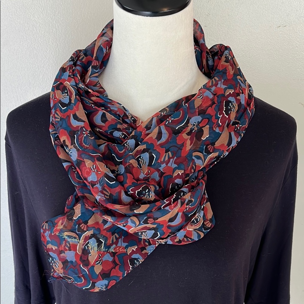 Signature Floral Multicolor Scarf